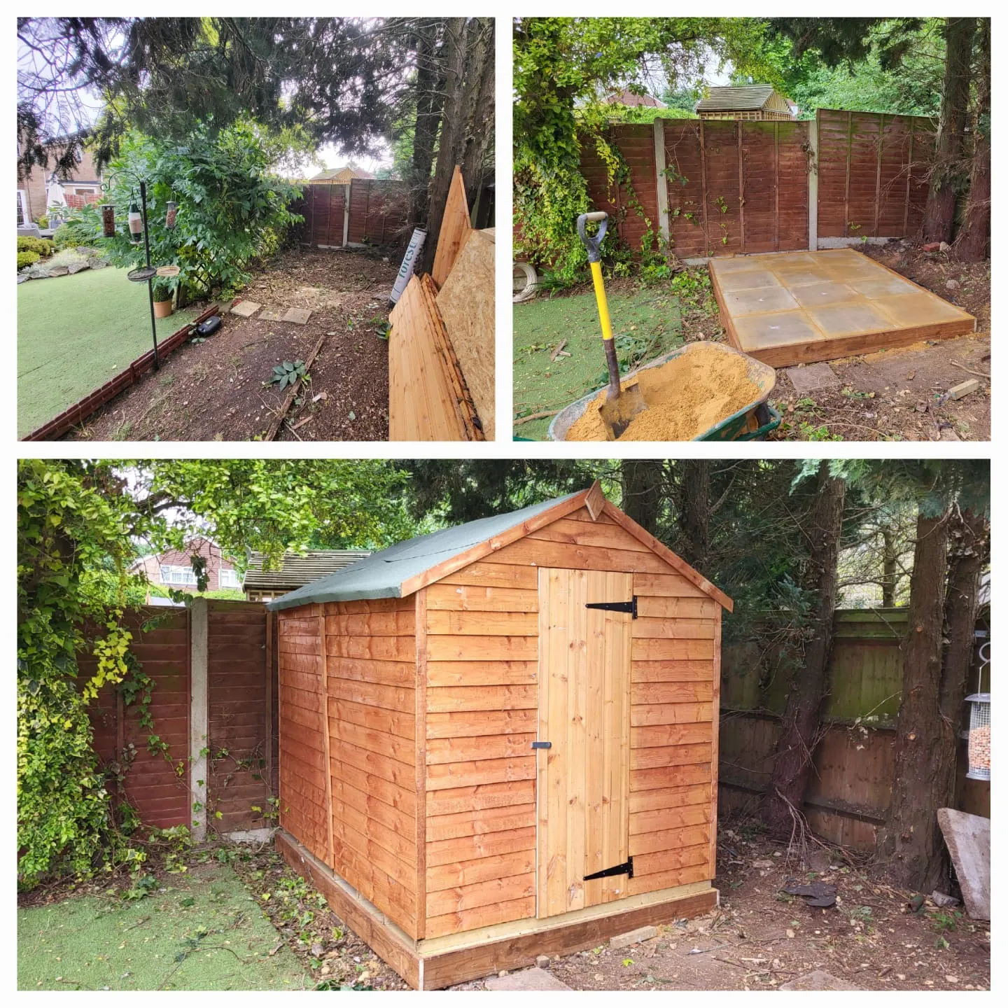 garden shed construction